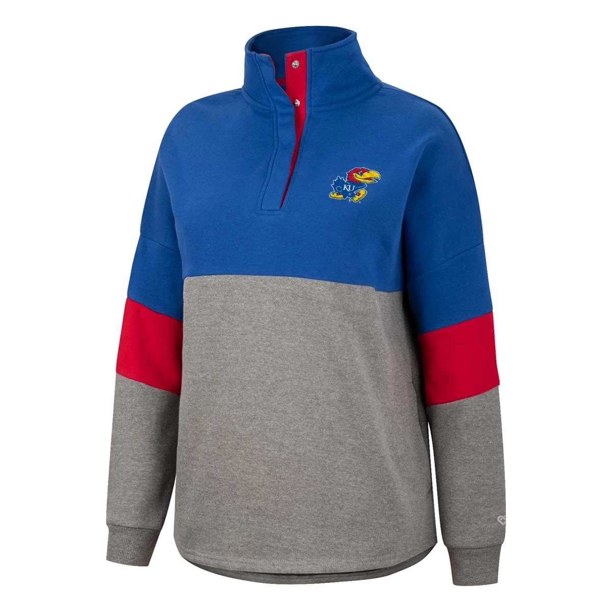 Colosseum Women's Kansas Jayhawks Magazine Top Royal 1 Colosseum Women's Kansas Jayhawks Magazine Top Royal