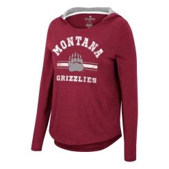 Colosseum Women's Montana Grizzlies Beauty Hoodie Maroon