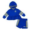 Colosseum Infant Girls' South Dakota State Jackrabbits Spoon Jacket & Short Set Royal