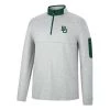 Colosseum Baylor Bears Country 1/4 Zip Top Light Grey