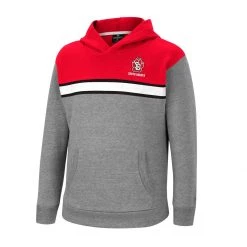 Colosseum Girls' South Dakota Coyotes Jane Hoodie Heather Grey