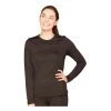 Women's Colosseum Level 2.0 Lightweight Long Sleeve Crew Black