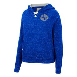 Colosseum Women's Air Force Falcons Devil Sparkle Hoodie Royal