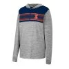 Colosseum Kids' Illinois Fighting Illini Fidelity Hoodie Heather Grey