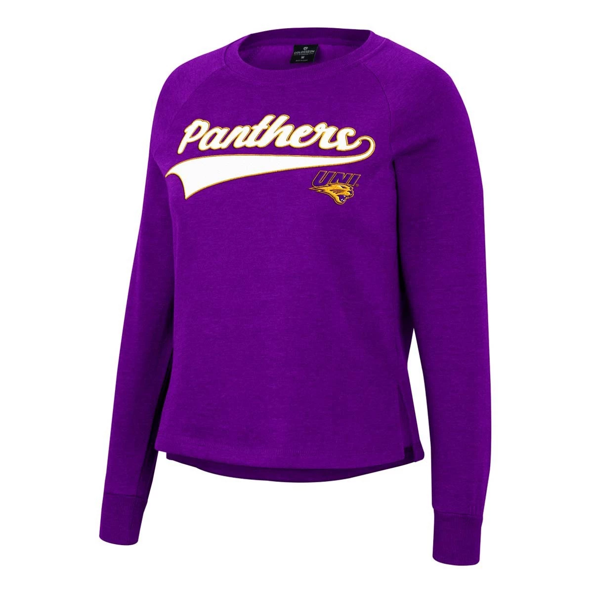 Colosseum Women's Northern Iowa Panthers Already Did Crewneck Sweatshirt Grey Heather 3 Colosseum Women's Northern Iowa Panthers Already Did Crewneck Sweatshirt Grey Heather - Image 3