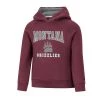 Colosseum Toddler Montana Grizzlies Chimney Hoodie Maroon