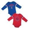 Colosseum Infant Kansas Jayhawks Advert Onesie 2 Pack Blue