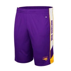 Colosseum Kids' Northern Iowa Panthers Pool Short Purple