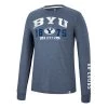 Colosseum BYU Cougars Zen Long Sleeve Shirt Navy