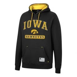 Colosseum Iowa Hawkeyes Scholar Hoodie Black