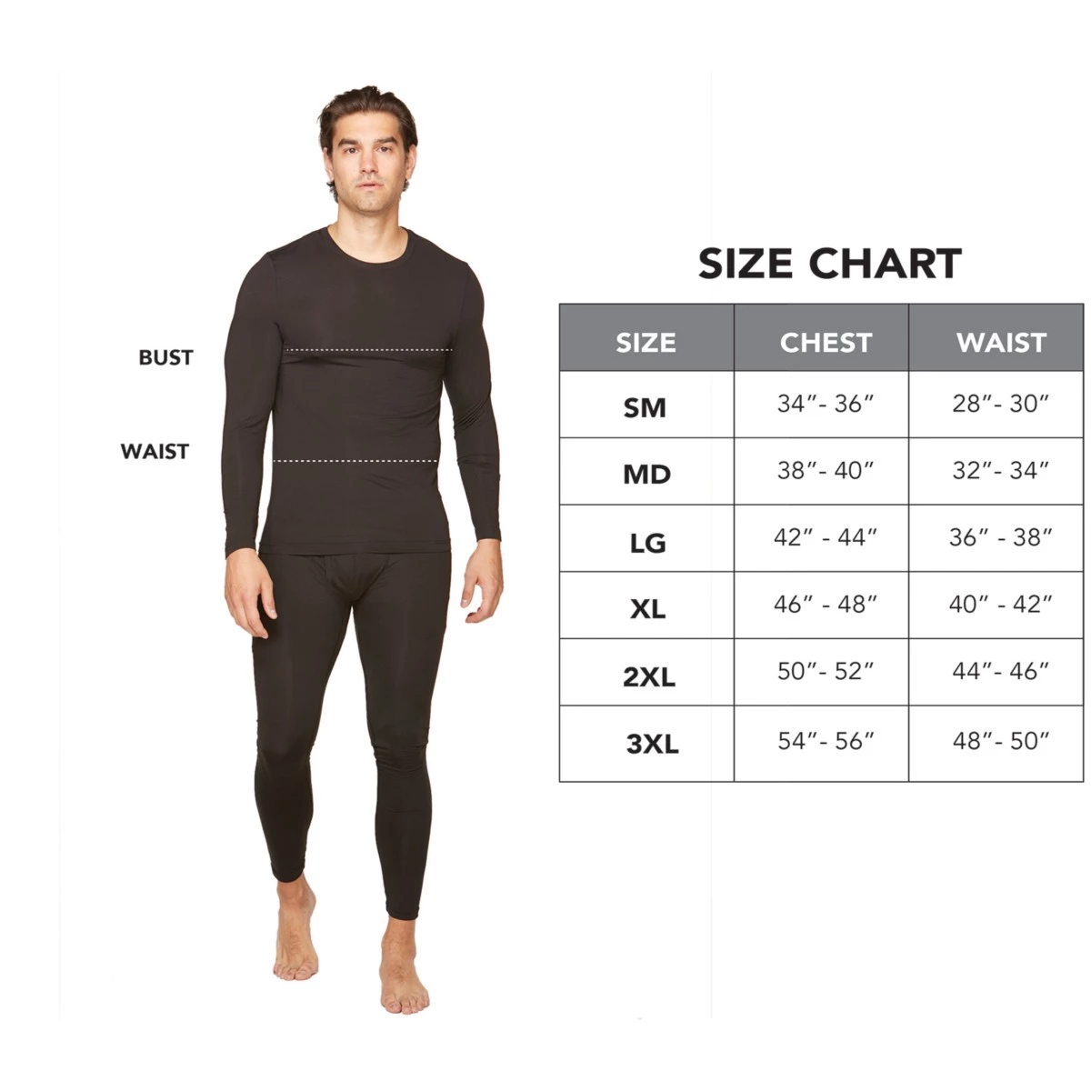 Men's Colosseum 4.0 Heavy Weight Base Layer Crew Black 4 Men's Colosseum 4.0 Heavy Weight Base Layer Crew Black - Image 4