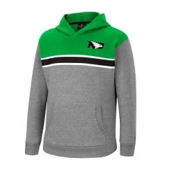 Colosseum Girls' North Dakota Fighting Hawks Jane Hoodie Heather Grey