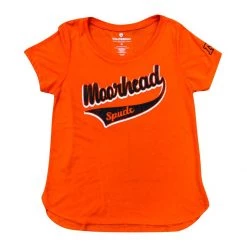 Colosseum Women's Moorhead Spuds Down To River T-Shirt Orange