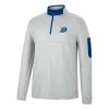 Colosseum Drake Bulldogs Country 1/4 Zip Top Light Grey