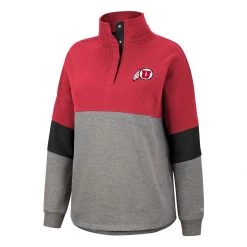 Colosseum Women's Utah Utes Magazine Top Red