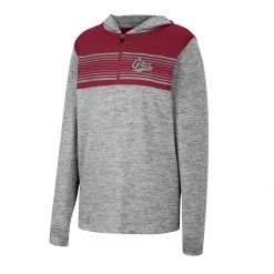 Colosseum Kids' Montana Grizzlies Fidelity Hoodie Heather Grey