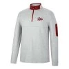 Colosseum Montana Grizzlies Country 1/4 Zip Top Light Grey