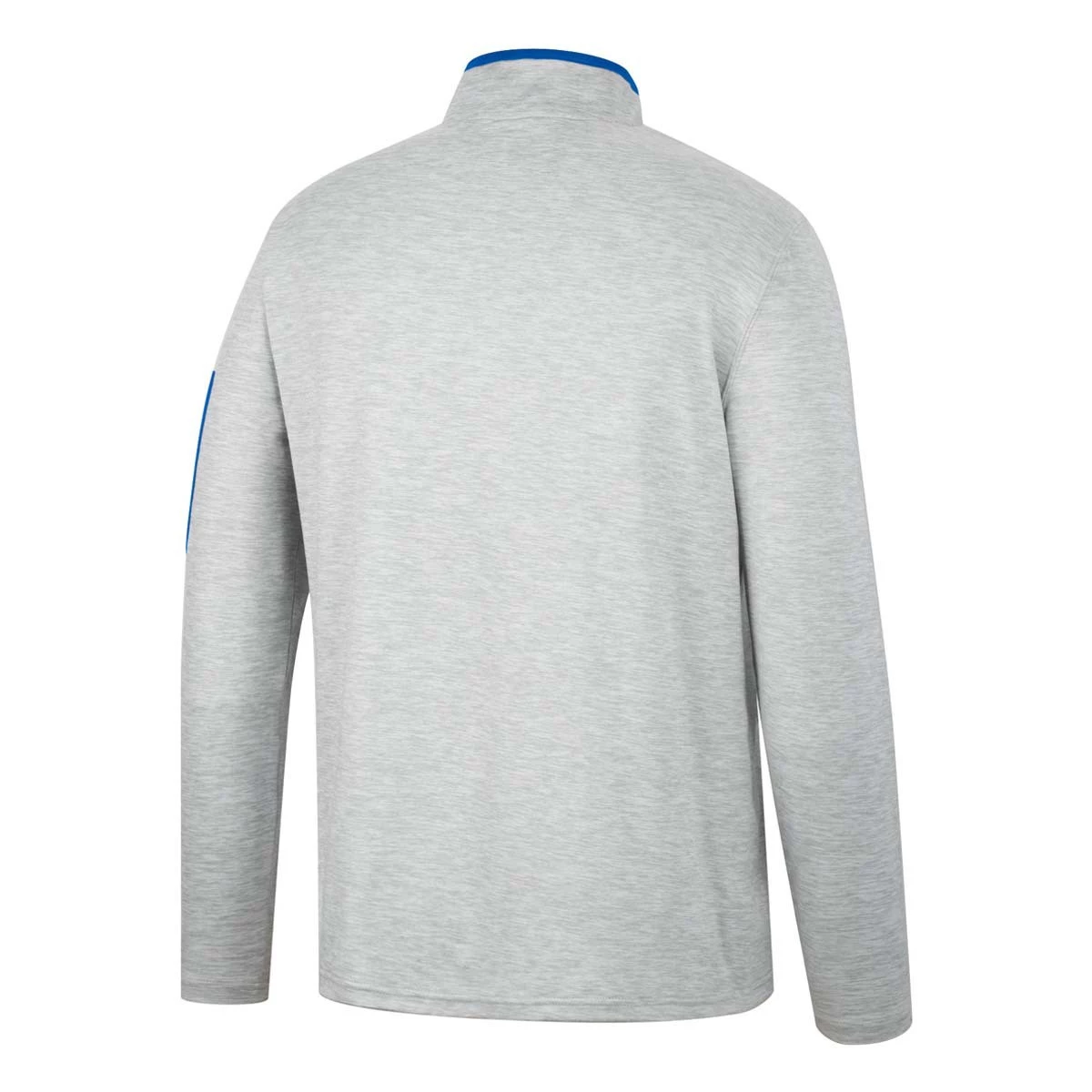 Colosseum Kansas Jayhawks Country 1/4 Zip Top Light Grey 2 Colosseum Kansas Jayhawks Country 1/4 Zip Top Light Grey - Image 2