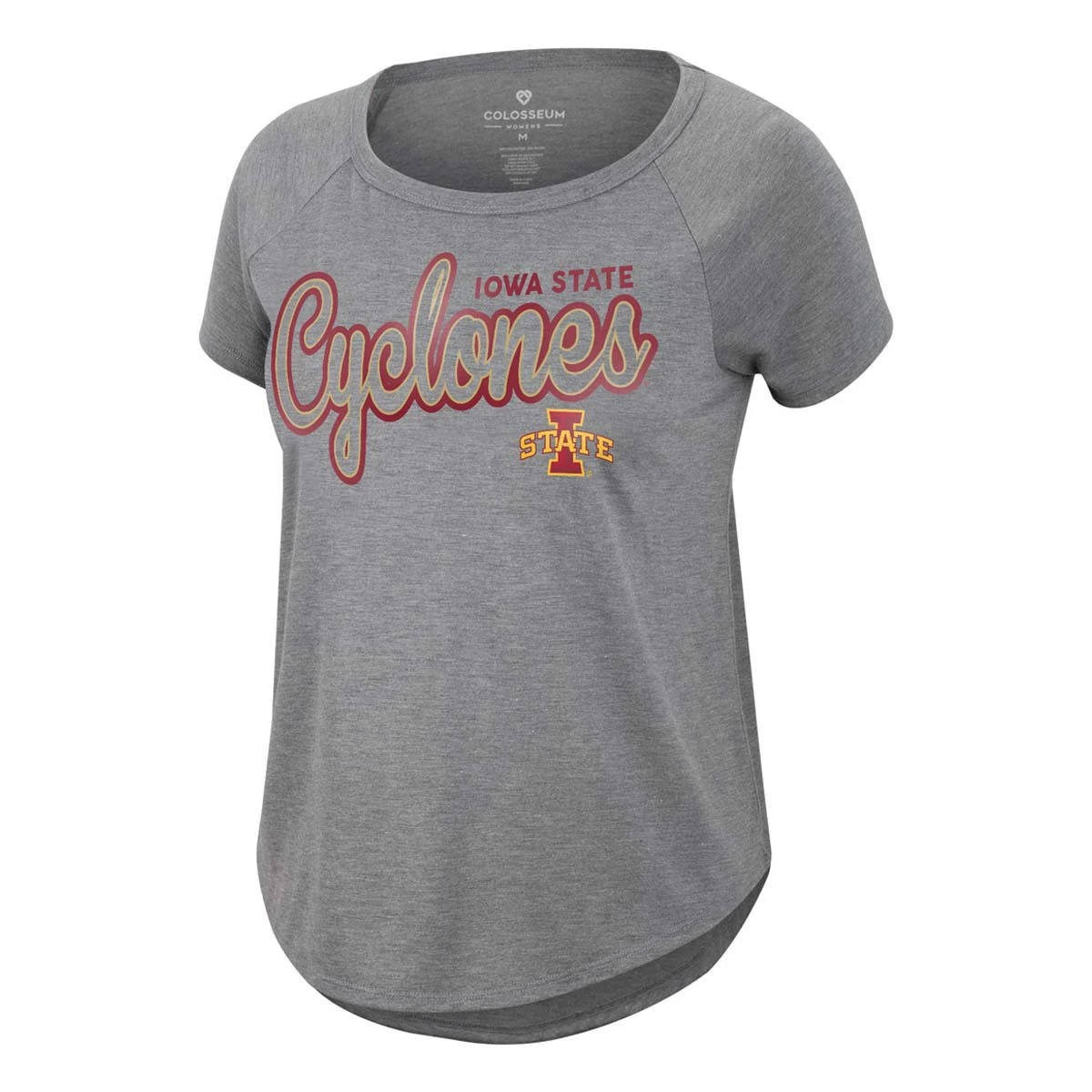 Colosseum Women's Iowa State Cyclones Editor T-Shirt Smoke 1 Colosseum Women's Iowa State Cyclones Editor T-Shirt Smoke