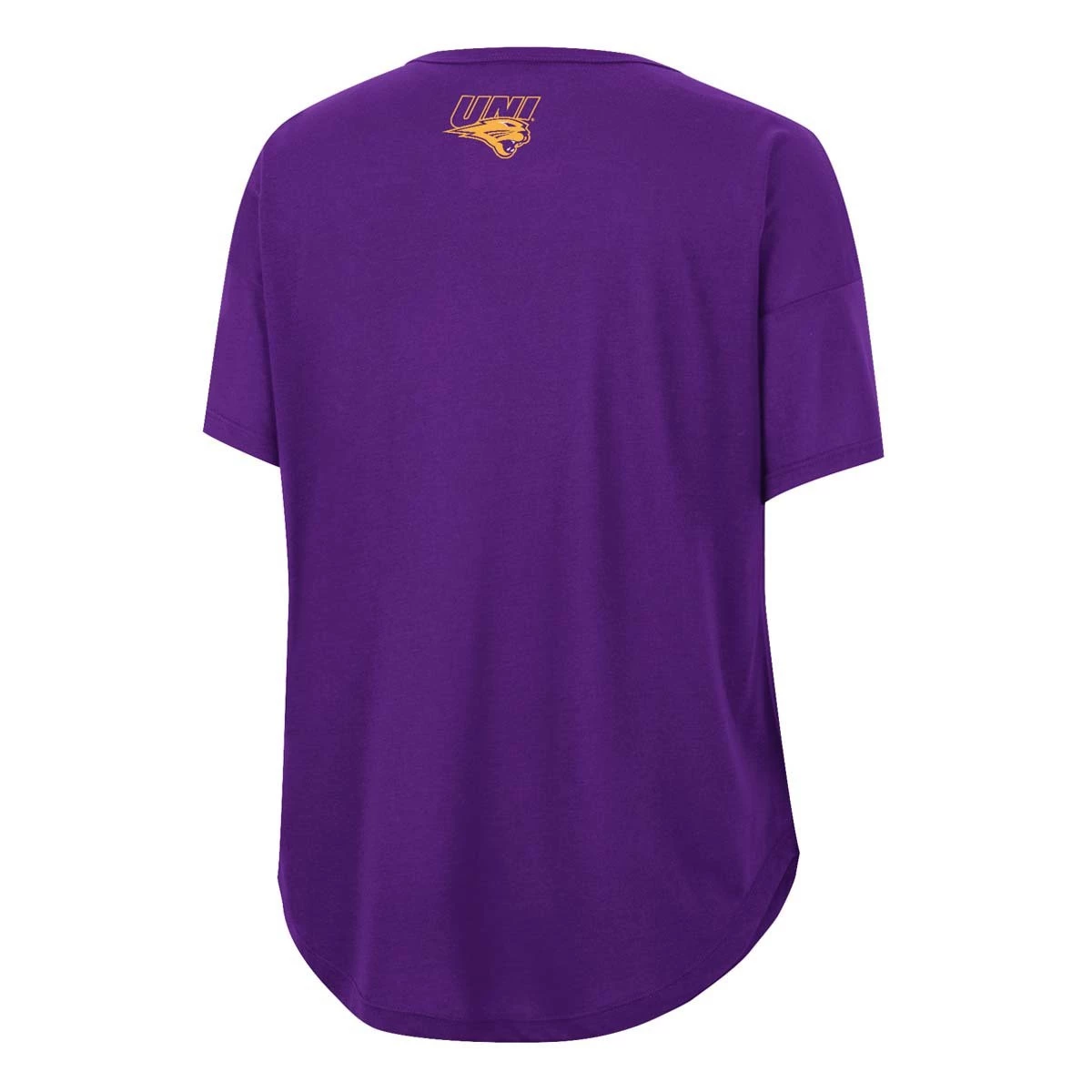 Colosseum Women's Northern Iowa Panthers Reporter T-Shirt Purple 2 Colosseum Women's Northern Iowa Panthers Reporter T-Shirt Purple - Image 2