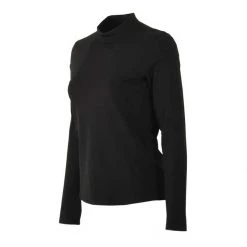 Women's Colosseum Whistler Mock Long Sleeve Shirt White