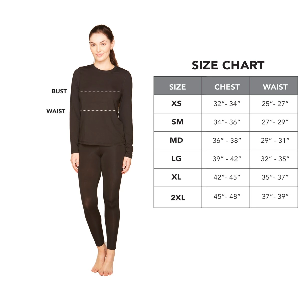 Women's Colosseum Level 4.0 Heavyweight Long Sleeve Tee Black 4 Women's Colosseum Level 4.0 Heavyweight Long Sleeve Tee Black - Image 4