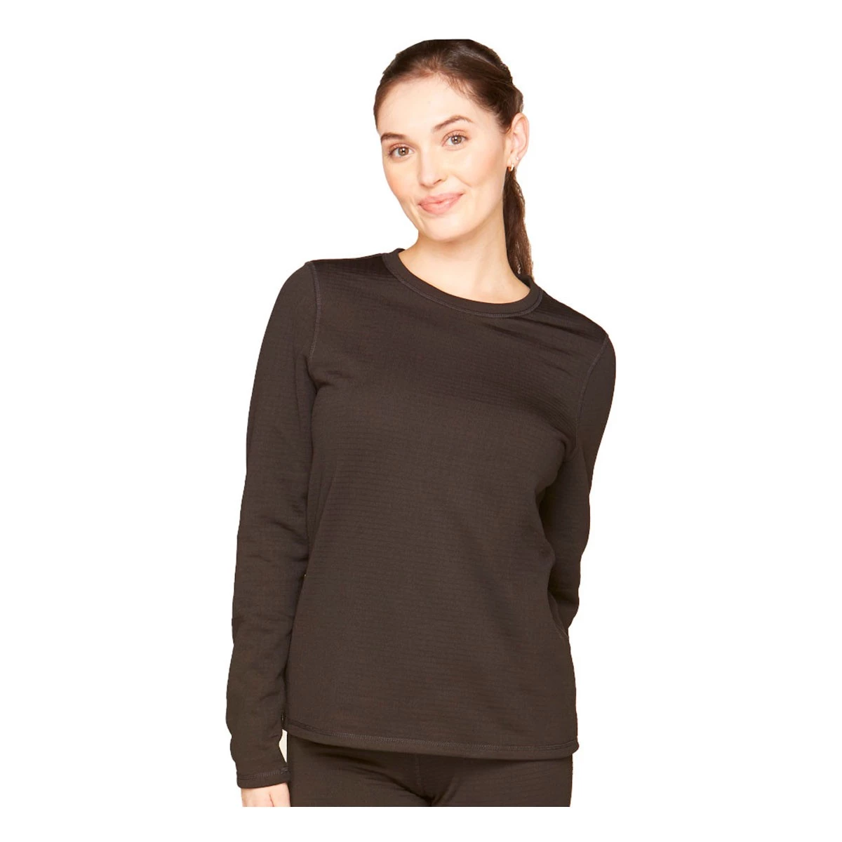 Women's Colosseum Level 4.0 Heavyweight Long Sleeve Tee Black 5 Women's Colosseum Level 4.0 Heavyweight Long Sleeve Tee Black - Image 5