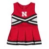 Colosseum Infant Girls' Nebraska Cornhuskers Carousel Cheer Set Red