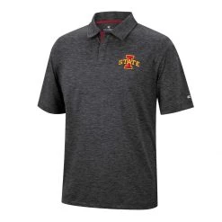 Colosseum Iowa State Cyclones Tournament Polo Black