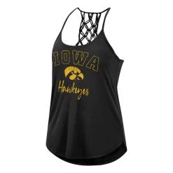 Colosseum Women's Iowa Hawkeyes Natasha Tank Black