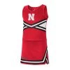 Colosseum Girls' Nebraska Cornhuskers Carousel Cheer Set Red