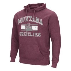 Colosseum Montana Grizzlies Now 22 Hoodie Maroon