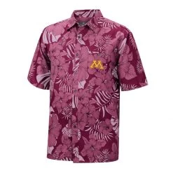 Colosseum Minnesota Golden Gophers Dude Camp Shirt Maroon