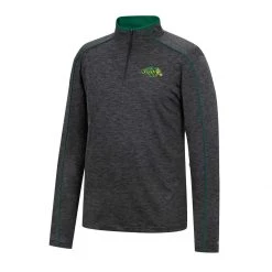 Colosseum North Dakota State Bison Tournament 1/4 Zip Top Black