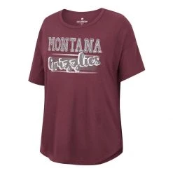Colosseum Women's Montana Grizzlies Reporter T-Shirt Maroon -Colosseum Sales Shop unnamed file 541