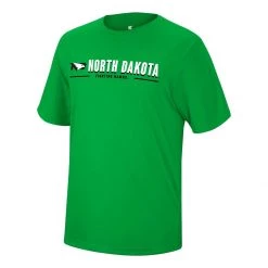 Colosseum North Dakota Fighting Hawks Four Leaf T-Shirt Kelly Green