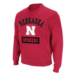 Colosseum Nebraska Cornhuskers Now 22 Crewneck Sweatshirt Red -Colosseum Sales Shop unnamed file 600