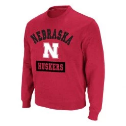 Colosseum Nebraska Cornhuskers Now 22 Crewneck Sweatshirt Red -Colosseum Sales Shop unnamed file 601