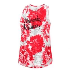 Colosseum Women's Nebraska Cornhuskers Lava Swing Tank Red