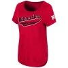 Colosseum Women's Nebraska Cornhuskers Down To River T-Shirt Red