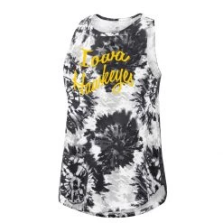 Colosseum Women's Iowa Hawkeyes Lava Swing Tank Black