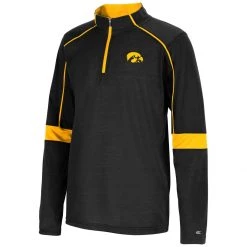 Colosseum Kids' Iowa Hawkeyes Slugworth 1/4 Zip Black -Colosseum Sales Shop unnamed file 637