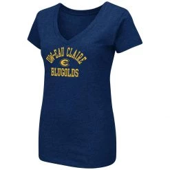 Colosseum Women's UW-Eau Claire Blugolds Playbook T-Shirt Navy