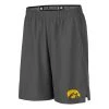 Colosseum Iowa Hawkeyes Woven Shorts Charcoal