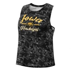 Colosseum Women's Iowa Hawkeyes Bunny Tank Black
