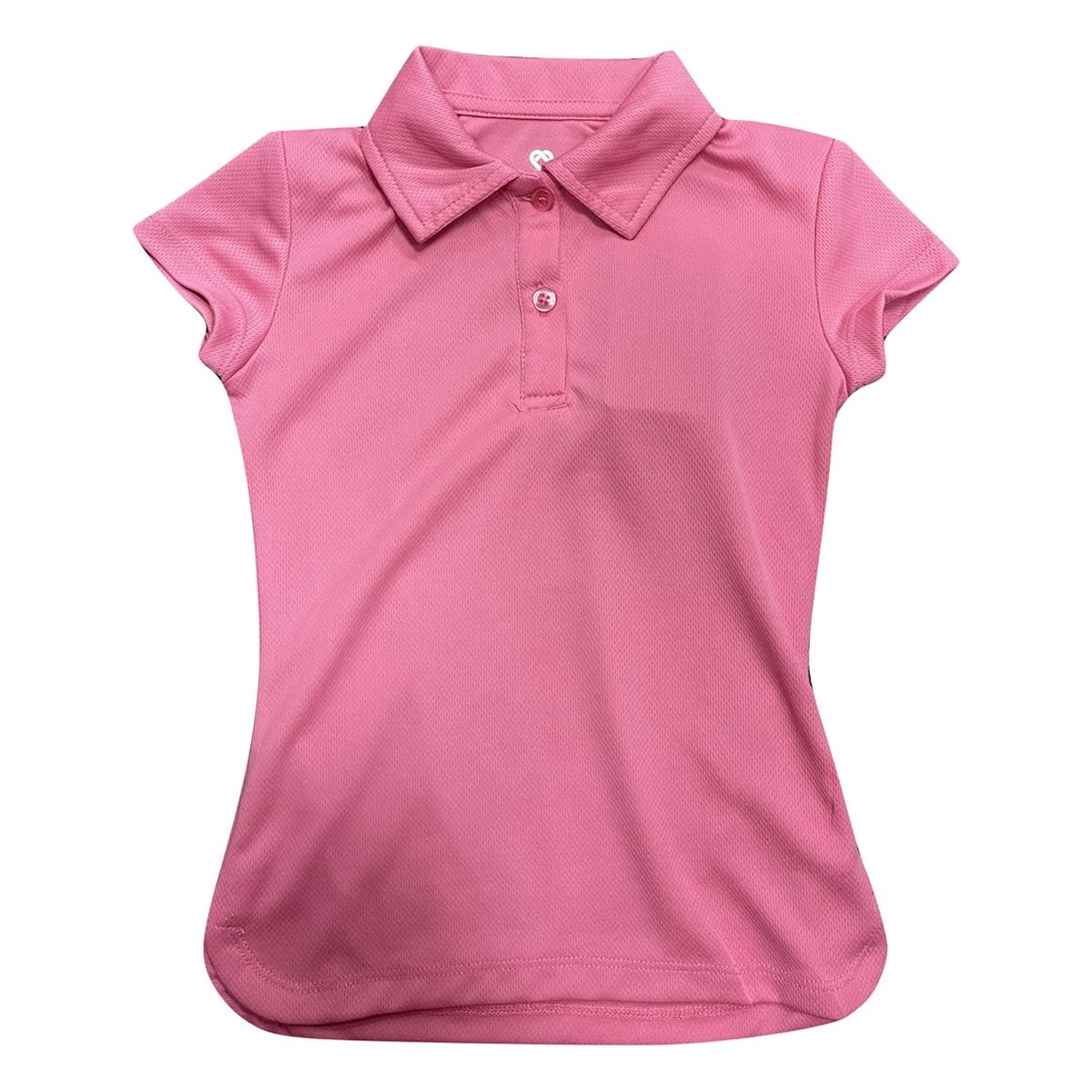 Girls' Colosseum Mesh Golf Polo Black 3 Girls' Colosseum Mesh Golf Polo Black - Image 3