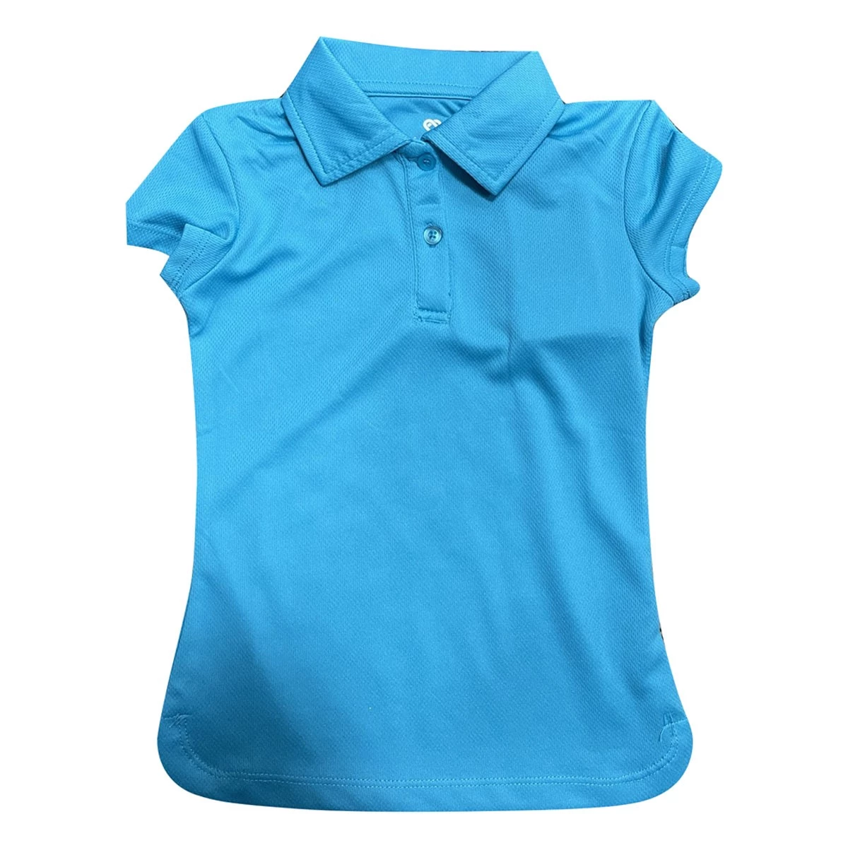 Girls' Colosseum Mesh Golf Polo Black 5 Girls' Colosseum Mesh Golf Polo Black - Image 5