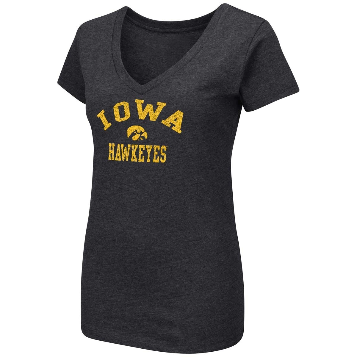 Colosseum Women's Iowa Hawkeyes Playbook T-Shirt Black 2 Colosseum Women's Iowa Hawkeyes Playbook T-Shirt Black - Image 2