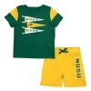 Colosseum Infant North Dakota State Bison Herman T-Shirt & Shorts Set Green