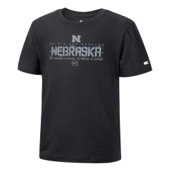 Colosseum Toddler Nebraska Cornhuskers Camo Protect T-Shirt Black